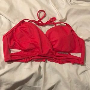 Victoria Secret red bathing suit top